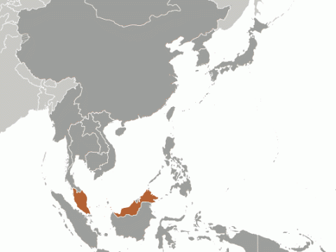 Geographische Lage von  Malaysia