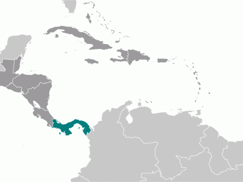 Geographische Lage von  Panama