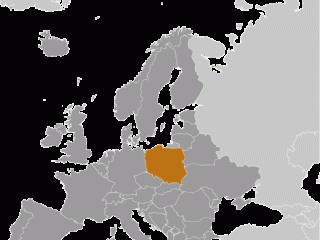 Geographische Lage von  Polen