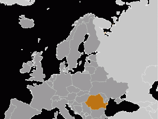Geographische Lage von Rumänien