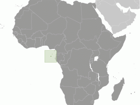 Geographische Lage von  São Tomé e Príncipe
