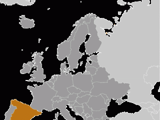 Geographische Lage von  Spanien