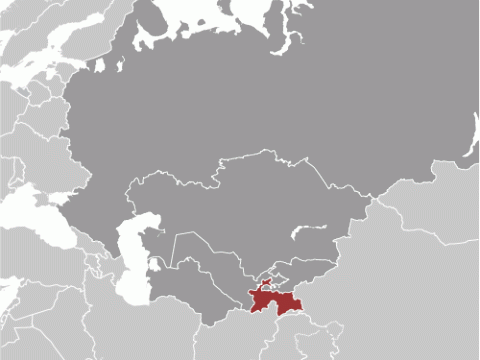 Geographische Lage von Tadschikistan