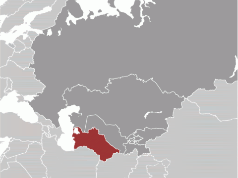Geographische Lage von  Turkmenistan
