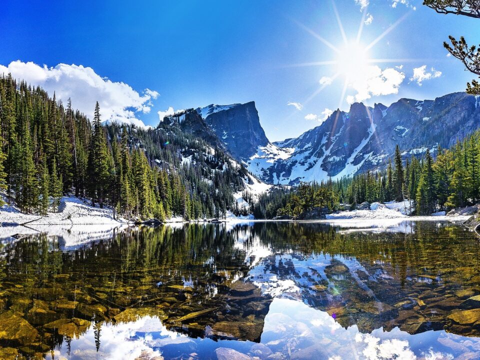 Landschaft in den Rockies