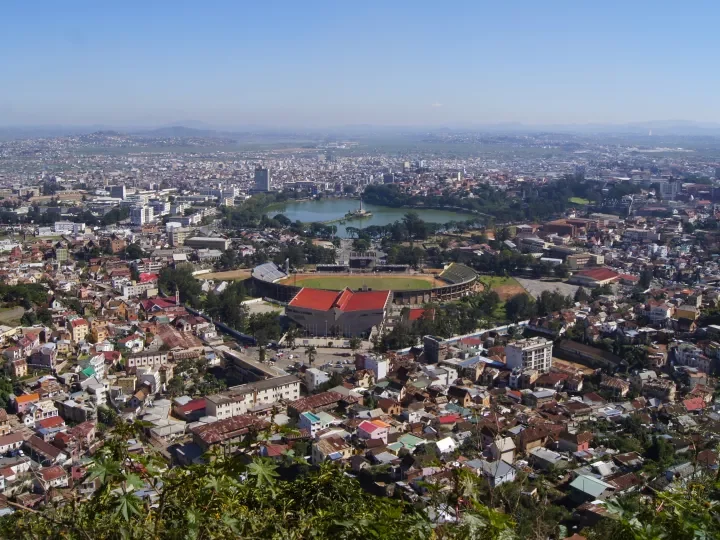 Blick auf Antananarivo