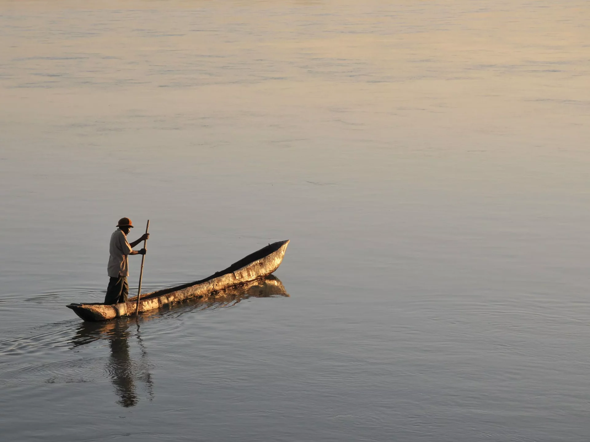 Fischer auf dem Malawi-See