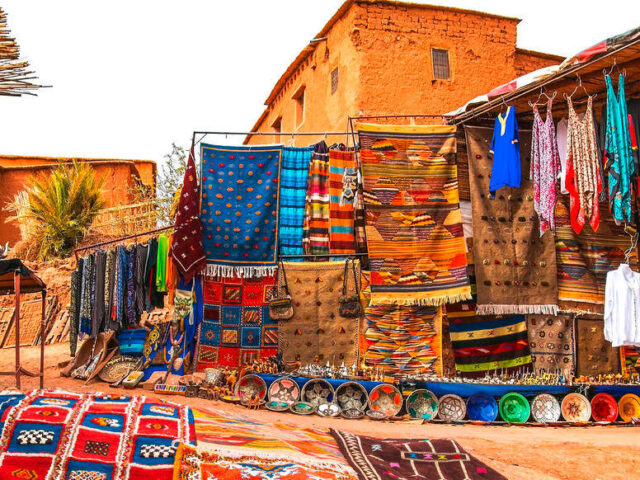 Marktstand in einer Kasbah