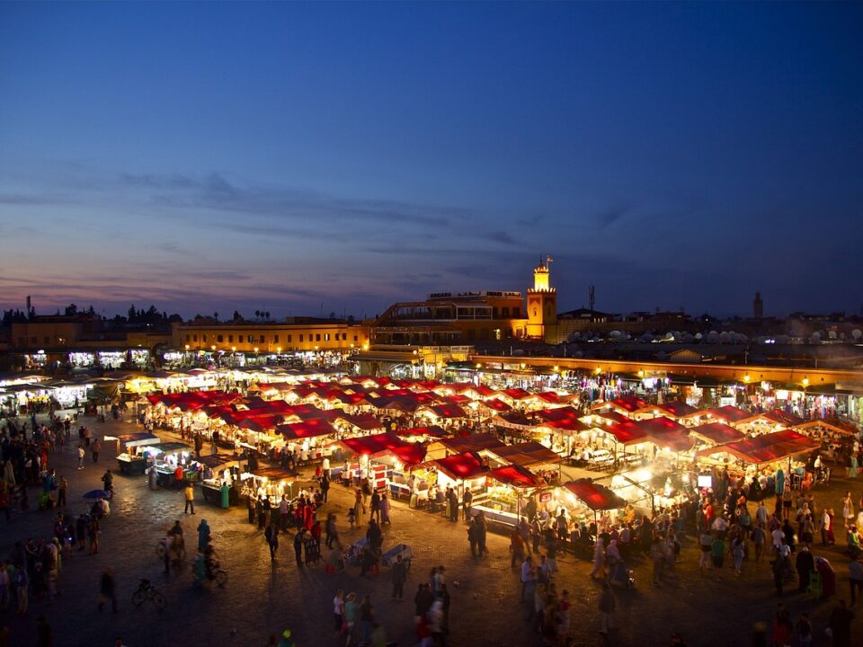 Marrakesch bei Nacht