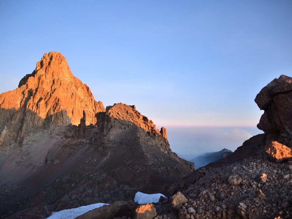 Sonnenaufgang am Gipfel