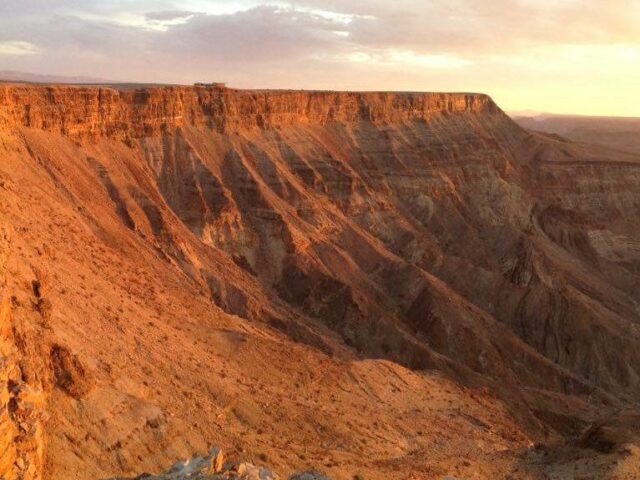 Fish River Canyon in Namibia am Morgen