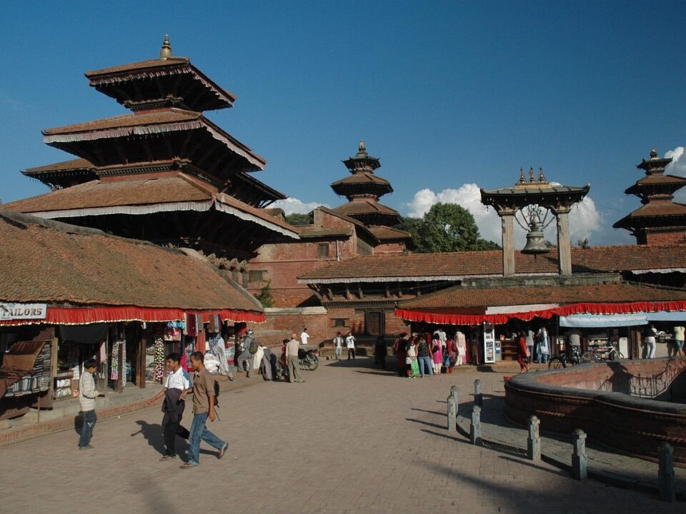 Tempelbezirk in Kathmandu