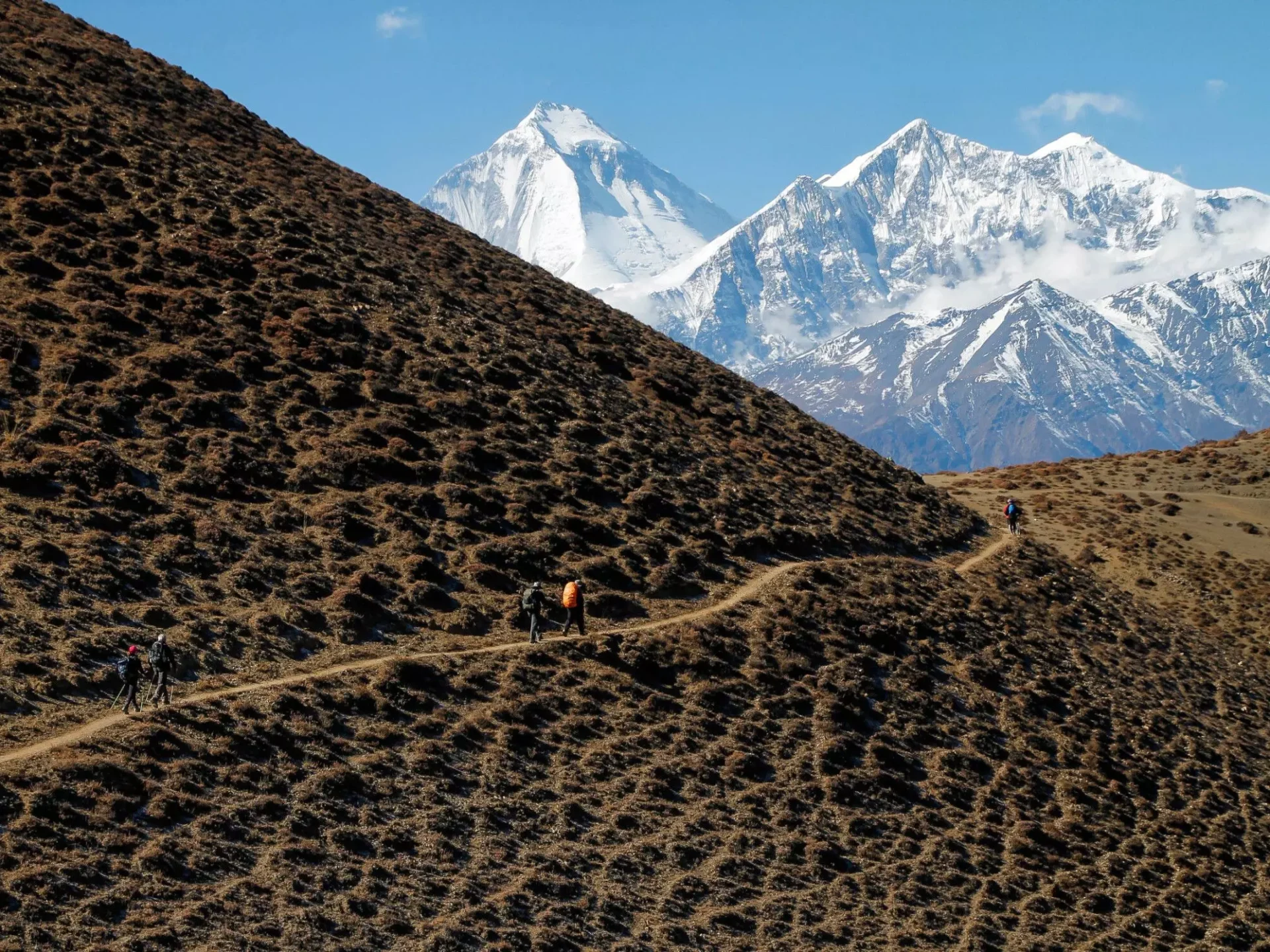 Dhaulagiri und Tukuche zum Greifen nahe