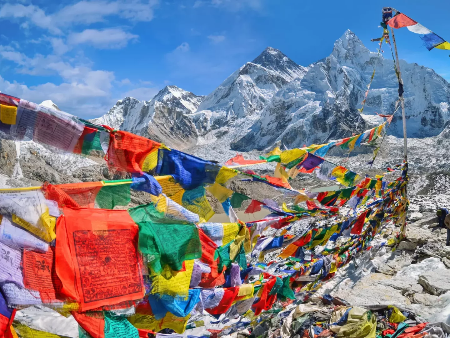 Blick auf Mount Everest und Nuptse © N. Maroz, Stock Adobe