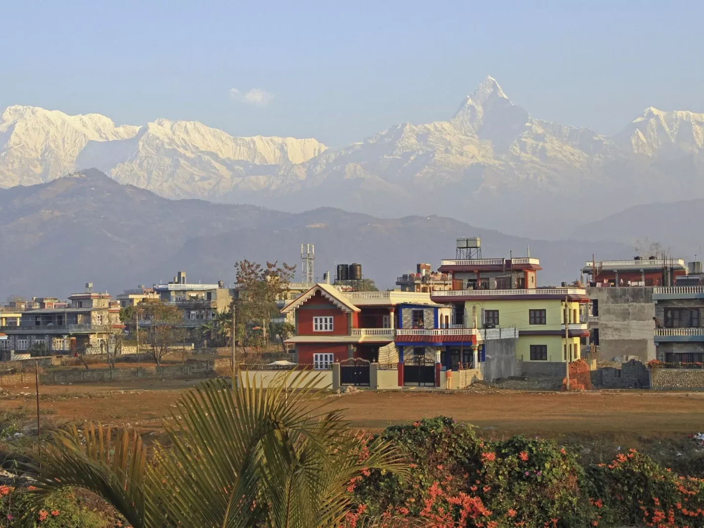 Pokhara mit Annapurna-Panorama