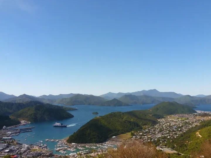 Blick auf Picton
