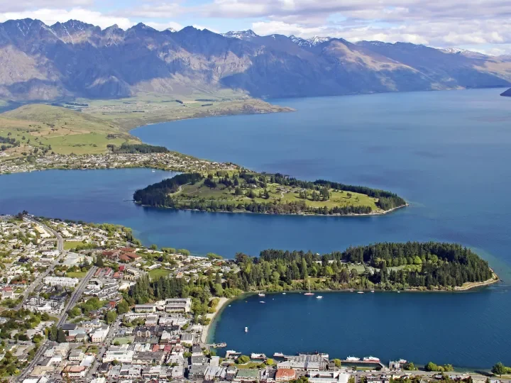 Blick auf Queenstown