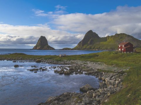 Fischerhaus auf den Lofoten