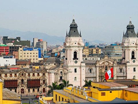 Die Kathedrale in Lima