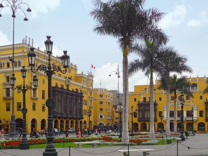 Lima: Kolonialgebäude am Plaza Mayor