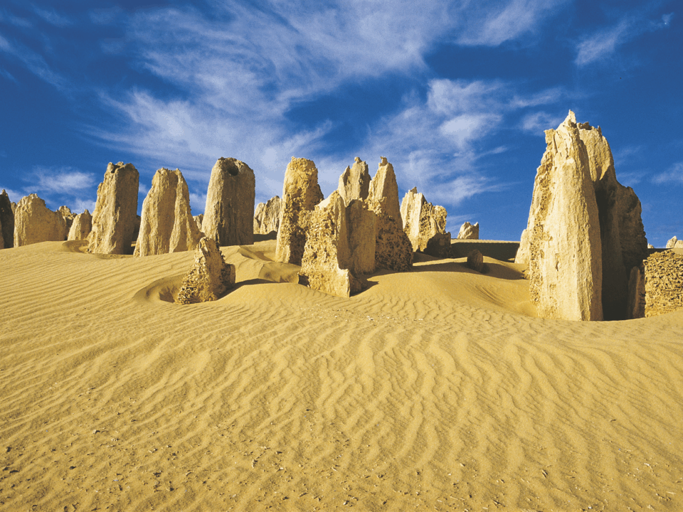 Sandsteinformation "The Pinnacles"