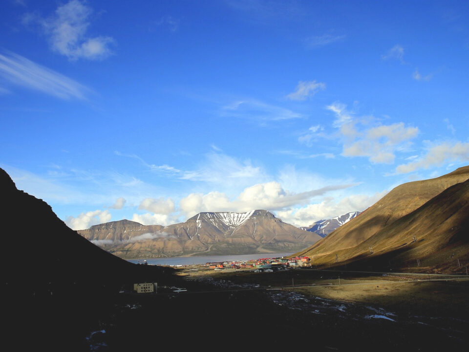 Siedlung auf Spitzbergen