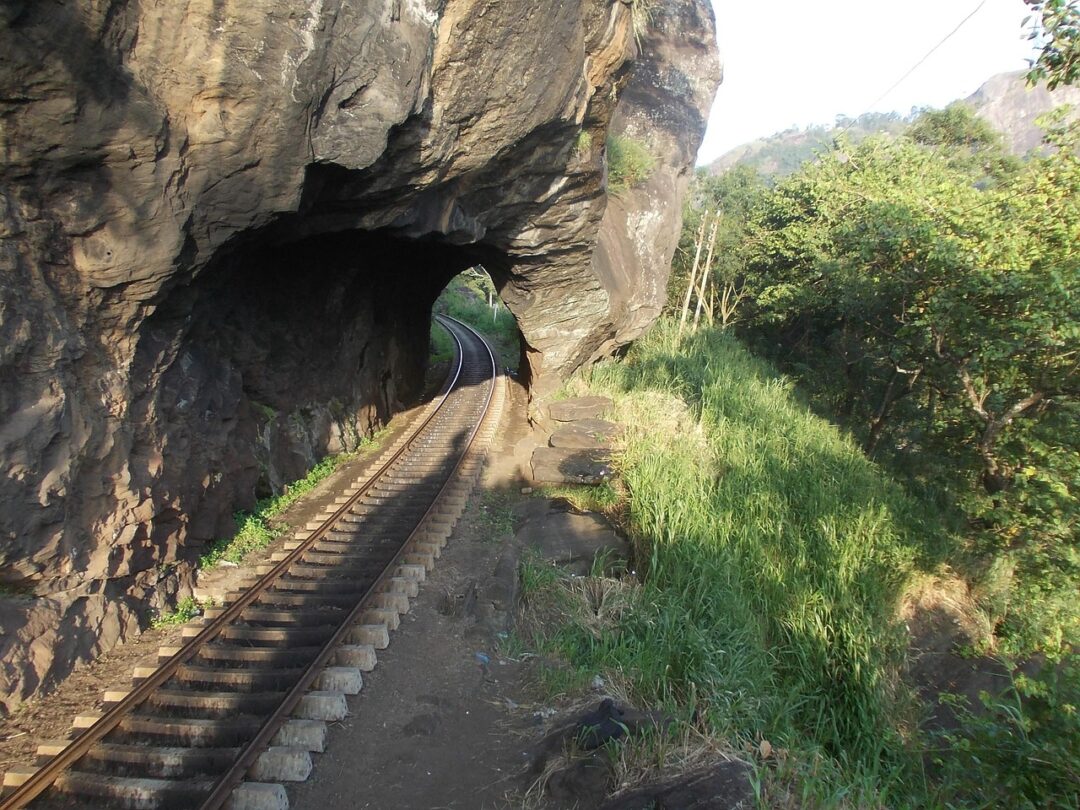 Zugfahrt im Hochland