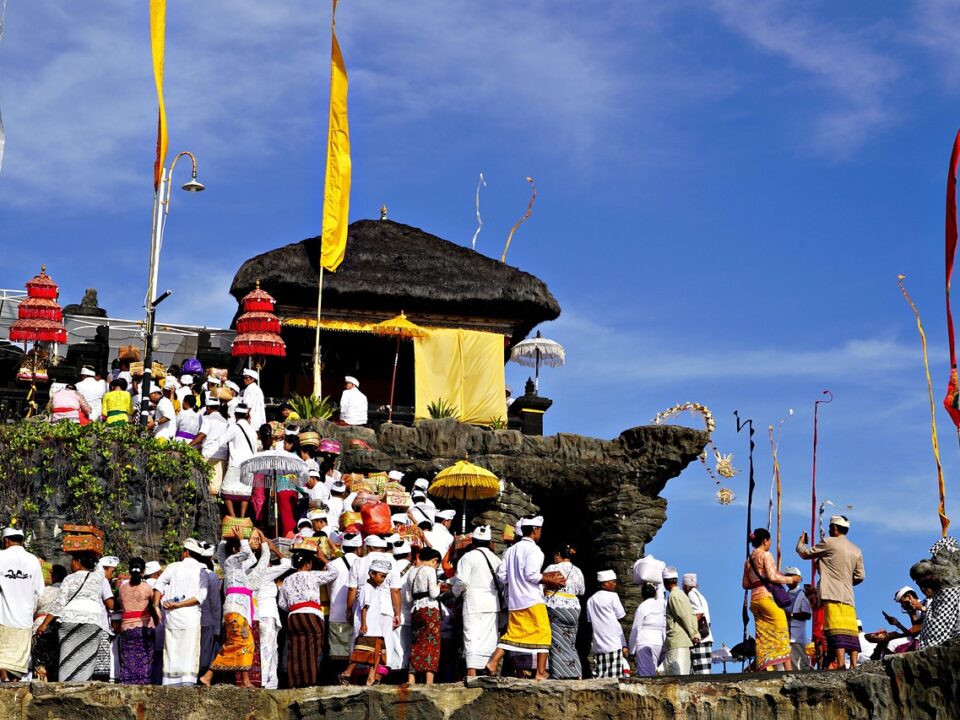 Religiöse Zeremonie auf Bali