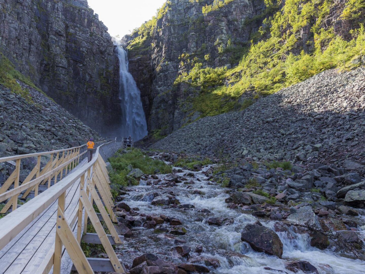 Wanderung zum Wasserfall