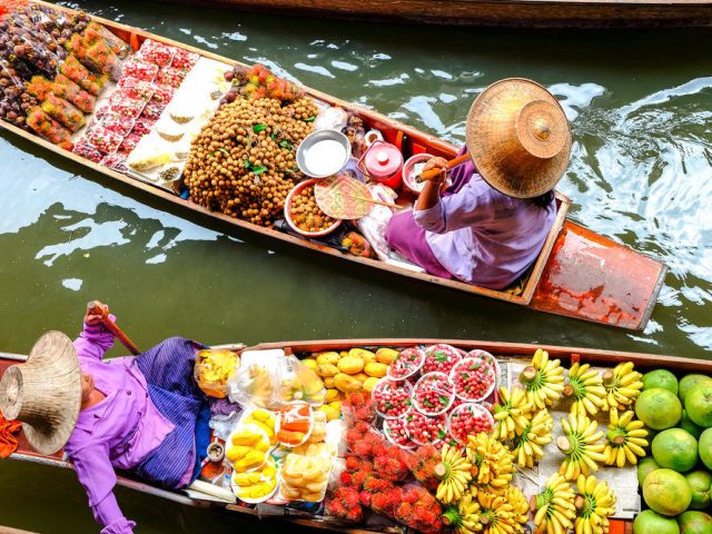 Schwimmender Markt Damnoen Saduak