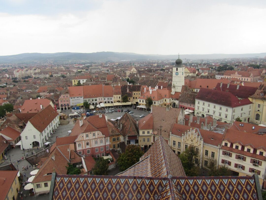 Blick auf Sibiu