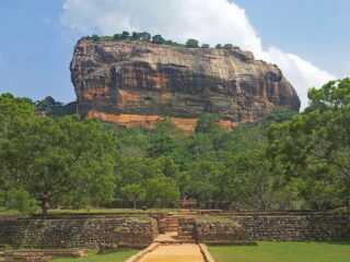 Der "Löwenfelsen" Sigiriya