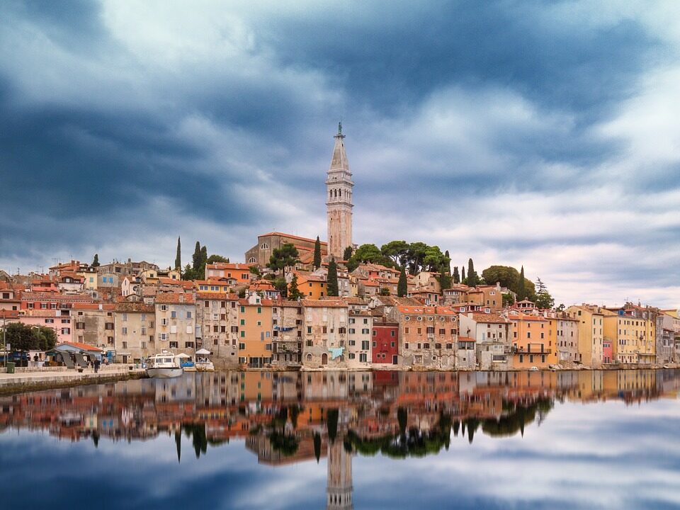 Blick auf Rovinj