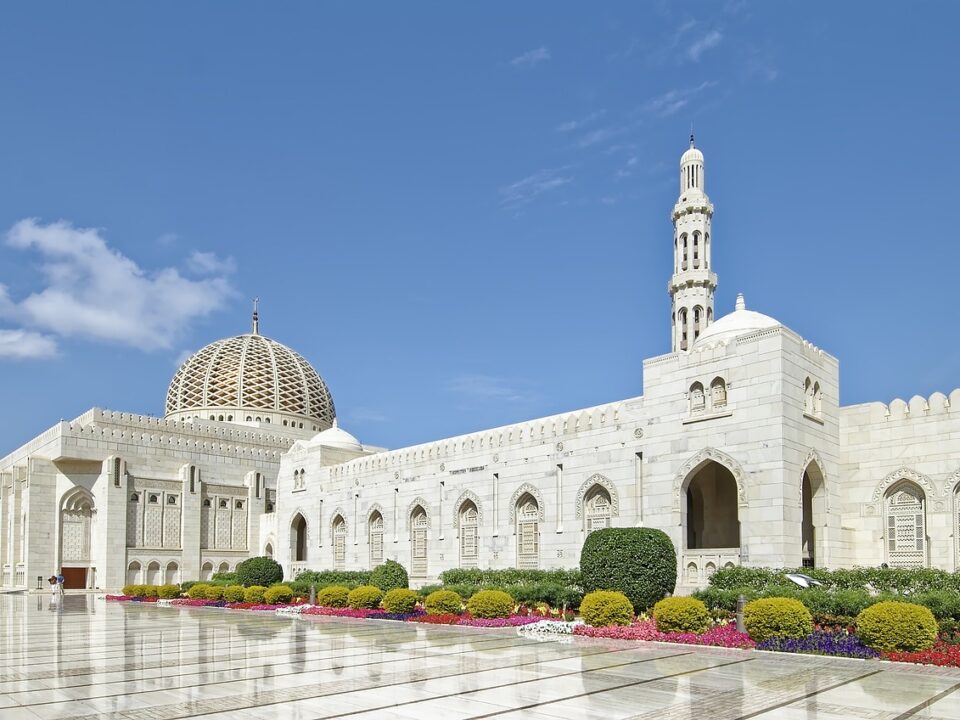 Sultan Qaboos Moschee in Muscat