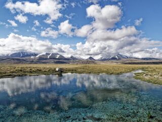 Berge und Seen in Tadschikistan