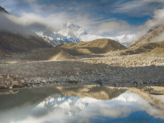 Blick zum heiligen Berg Kailash