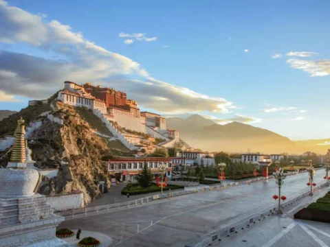 Der Potala-Palast in Lhasa