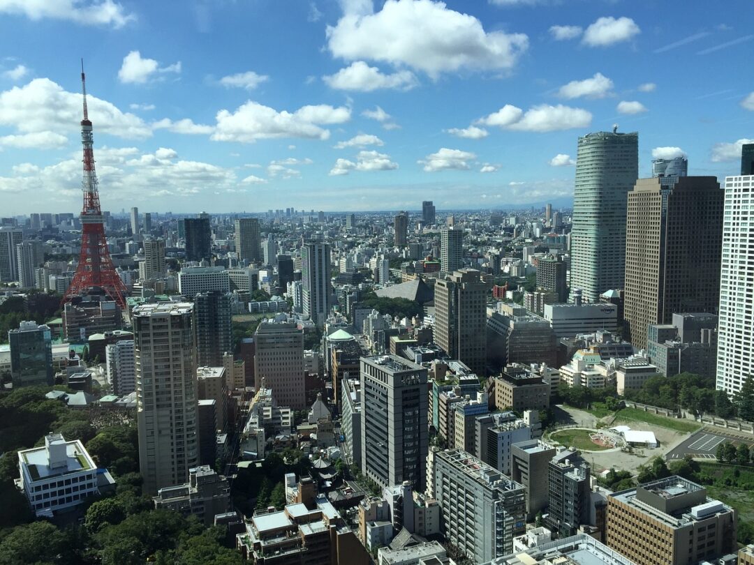 Blick auf Tokio
