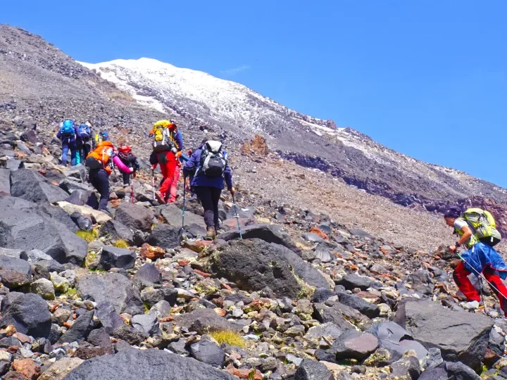 Aufstieg zum Hochlager