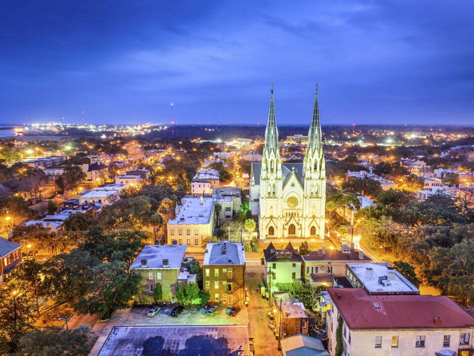 Abendstimmung in Savannah