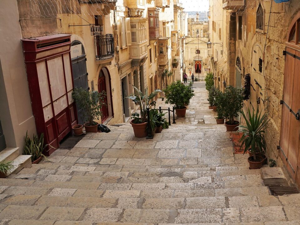 Gasse in Valletta