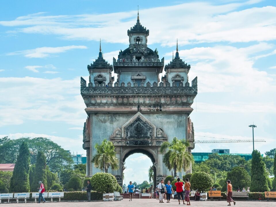 Prachttor in Vientiane