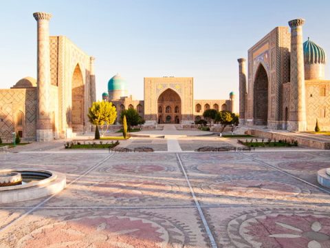 Der Registanplatz in Samarkand